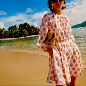 Beautiful J Crew cotton dress size M.